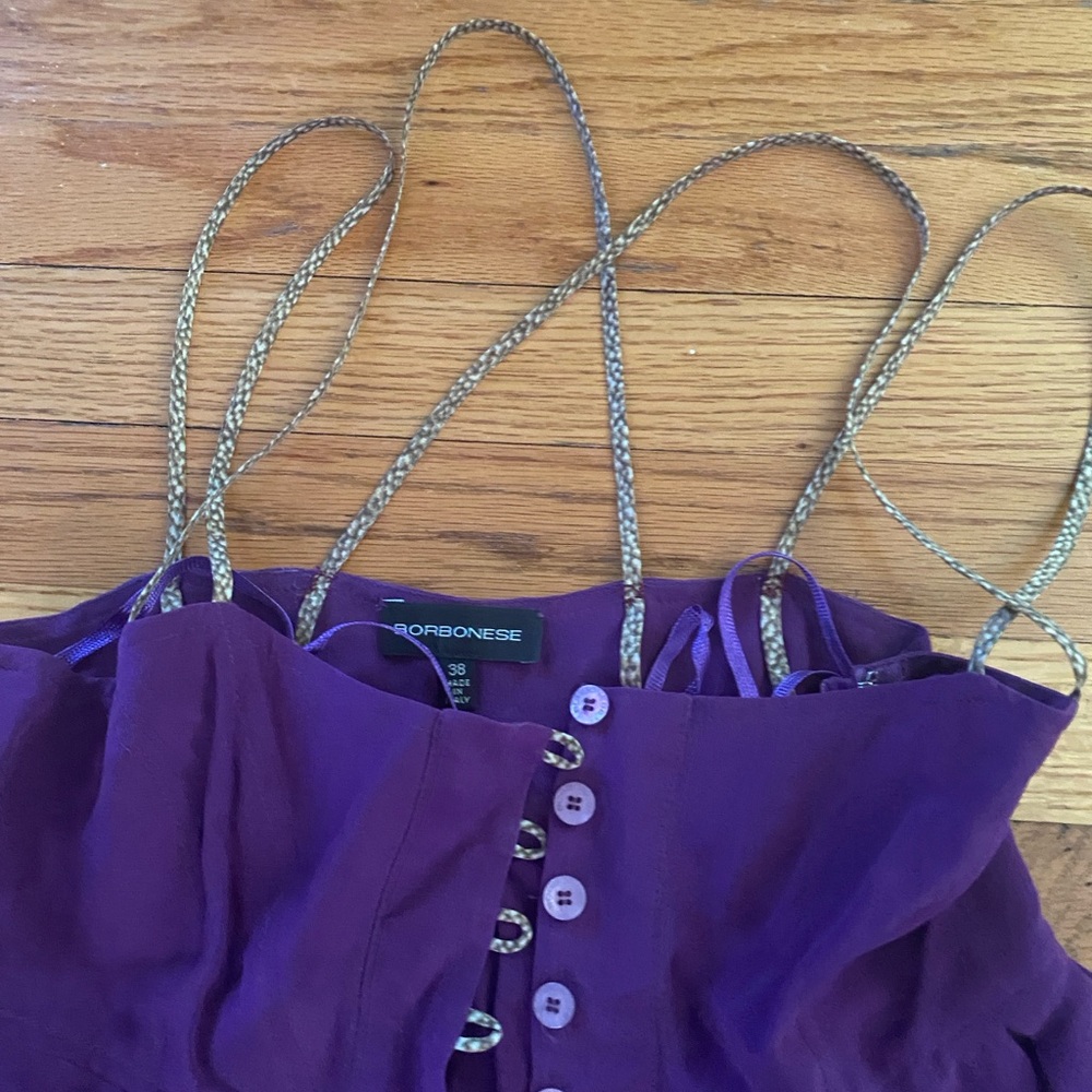 Borbonese Purple Maxi Dress